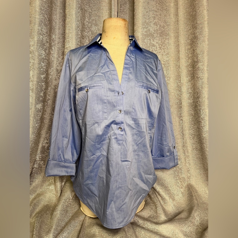 Avenue‎ Light Blue Casual Shirt